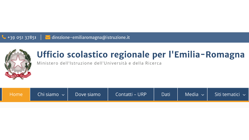 Logo Ufficio Scolastico Regionale dell'Emilia-Romagna