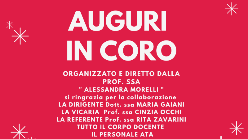 auguri in coro 2019 - logo